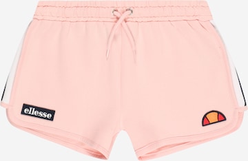 ELLESSE Regular Pants in Pink: front