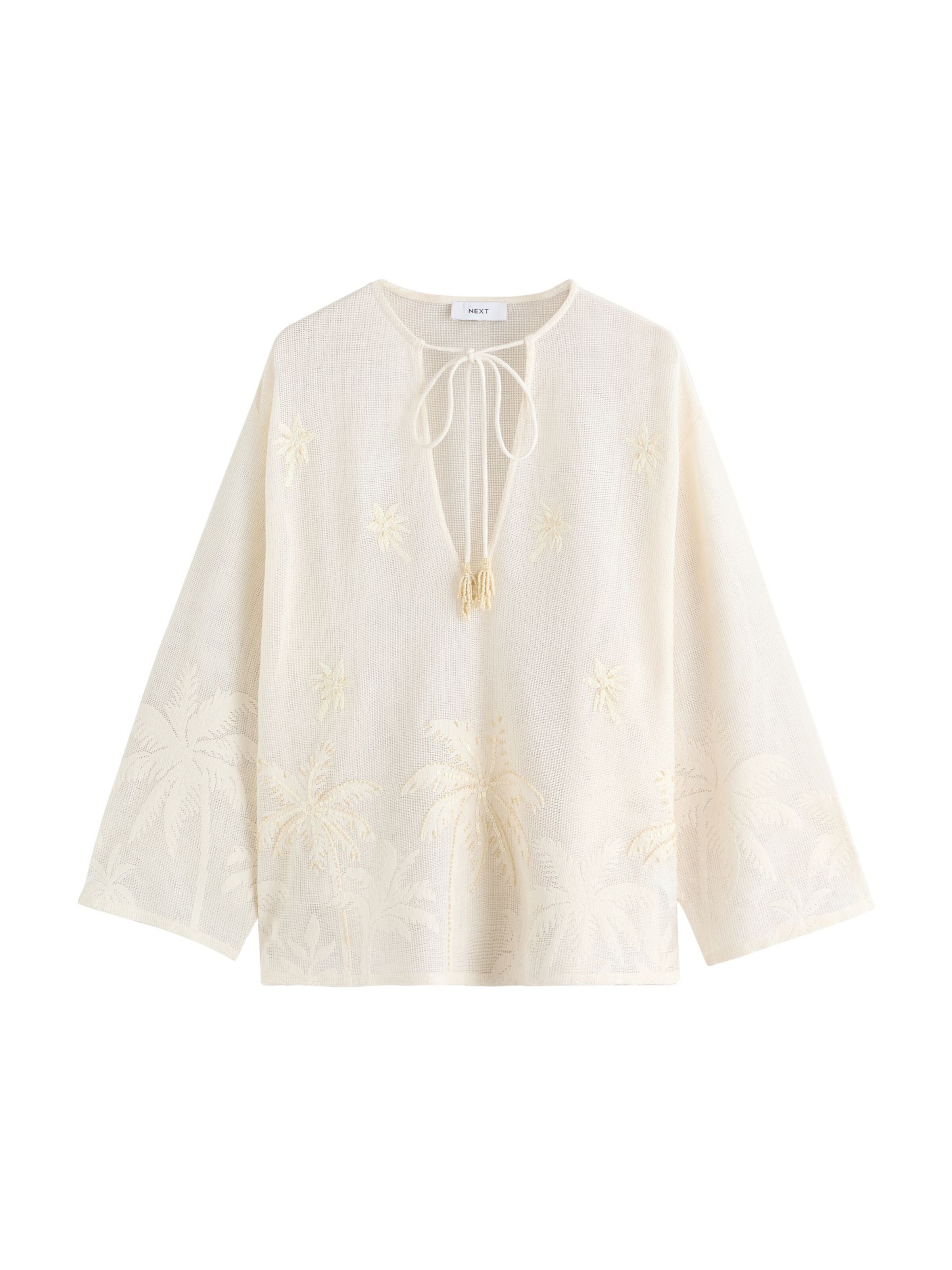 Pull-over Next en beige : devant