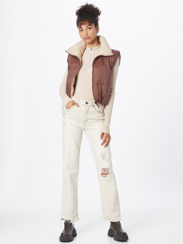 Gilet 'NMAles' di Noisy may in marrone