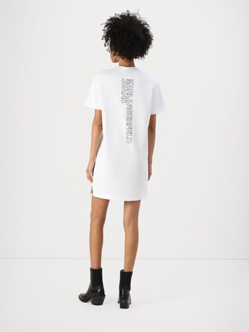 KARL LAGERFELD JEANS Kleit, värv valge: tagant vaates