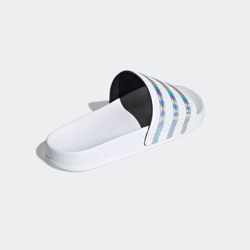 ADIDAS ORIGINALS Muiltjes 'Adilette' in Wit