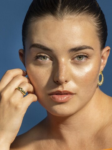 Boucles d'oreilles 'IMKRULL' Luxenter en jaune