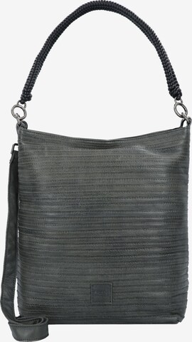 FREDsBRUDER Shoulder Bag in Grey: front