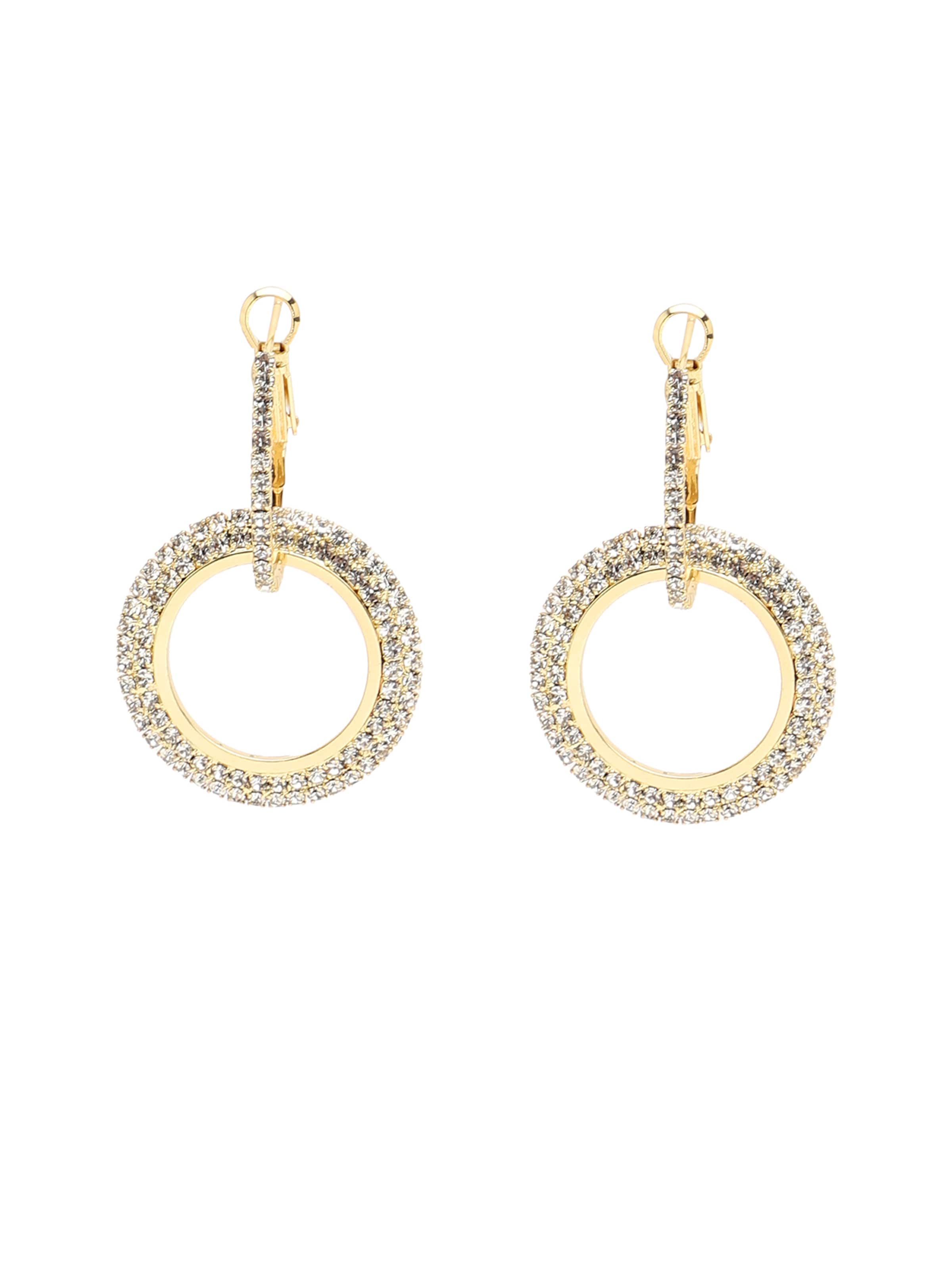 SOHI Øreringe ' Yogita ' i guld: forside