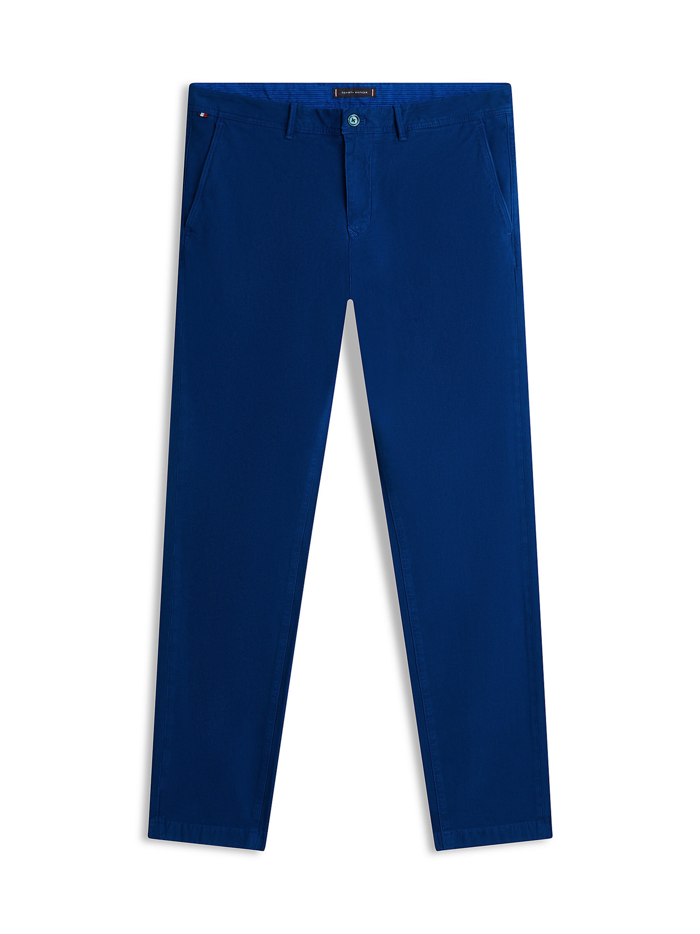 Regular Pantalon chino TOMMY HILFIGER en bleu : devant