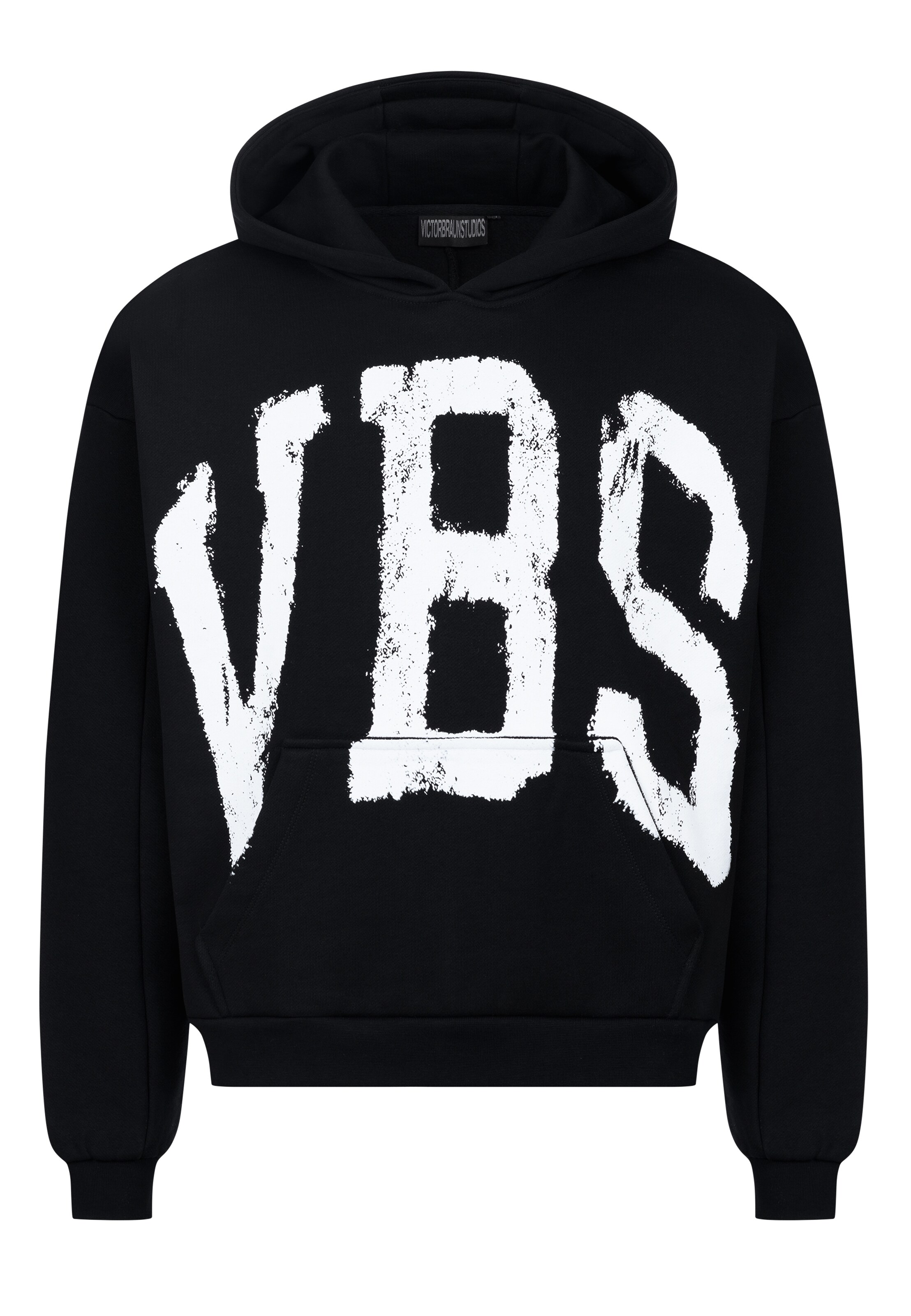 VBS Hoodie in Schwarz: Vorderseite