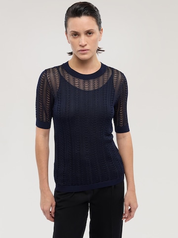 Trussardi - Jersey en azul: frente