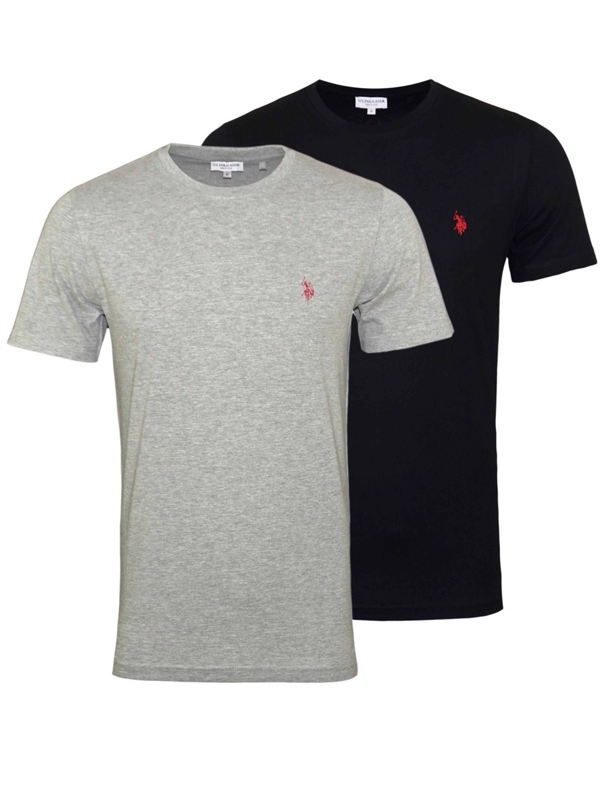 T-Shirt U.S. POLO ASSN. en gris : devant