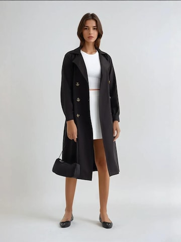 Hiccup Between-Seasons Coat in Black
