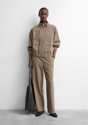 COMMA Wide leg Trousers in Brown