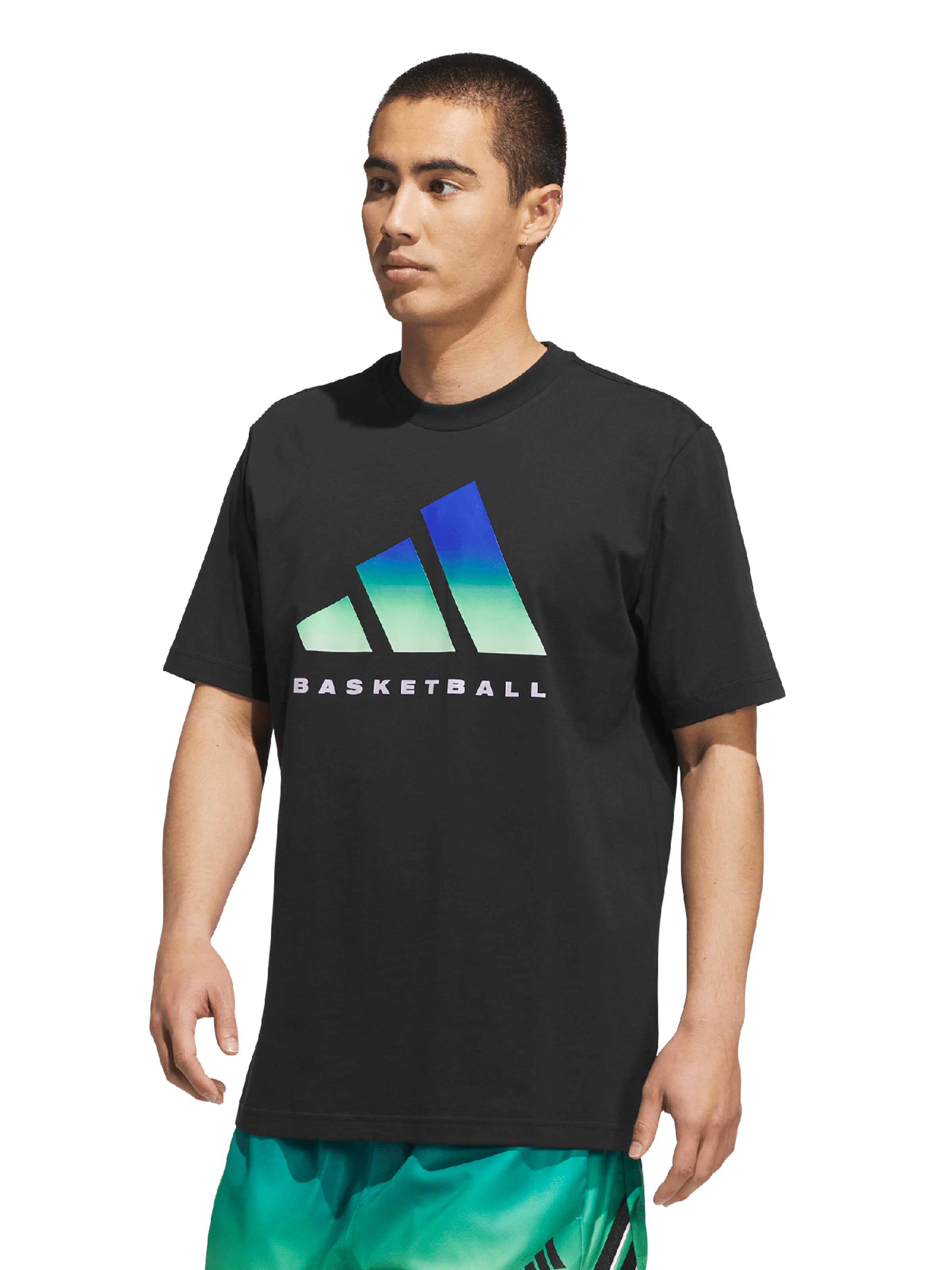 ADIDAS SPORTSWEAR Funktionsskjorte i sort: forside