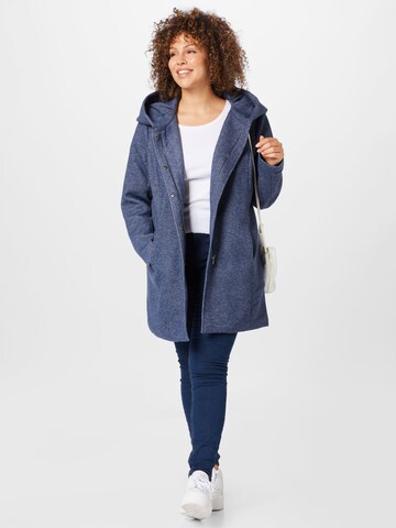 ONLY Carmakoma Between-Seasons Coat 'Sedona' in Blue