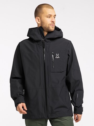 Haglöfs Outdoor jacket 'Lumi' in Black: front
