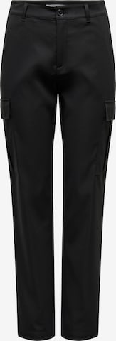 Pantalon cargo 'Lagga' ONLY en noir : devant