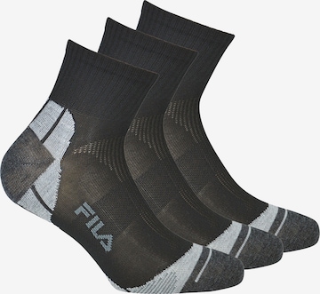 FILA - Calcetines deportivos en negro: frente