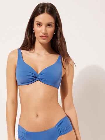 CALZEDONIA Balconette Bikinitop 'INDONESIA' in Blau