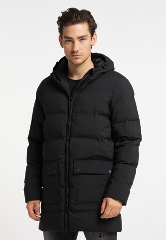 TUFFSKULL Winter Jacket in Black: front