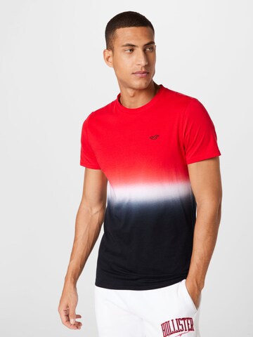 T-Shirt HOLLISTER en rouge : devant