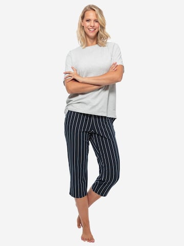 SCHIESSER Pyjama 'Organic Cotton' in Grijs