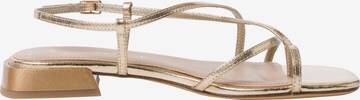 TAMARIS Strap Sandals in Gold