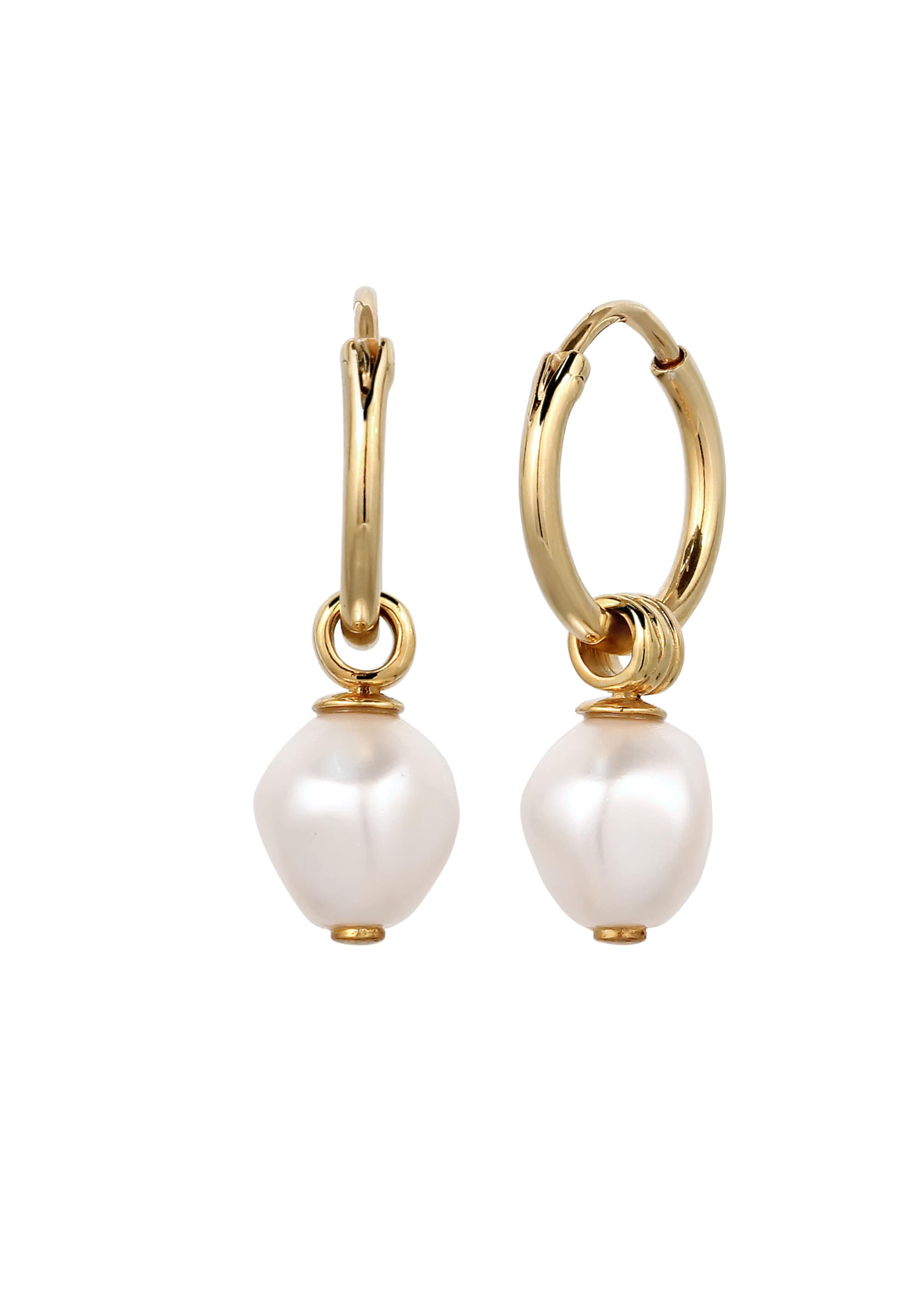 Boucles d'oreilles KUZZOI en or : devant