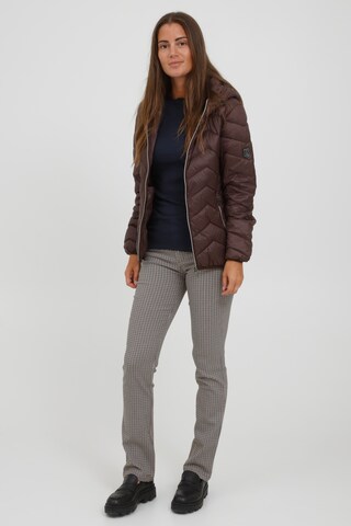 Fransa Between-season jacket 'BAPADDING' in Brown
