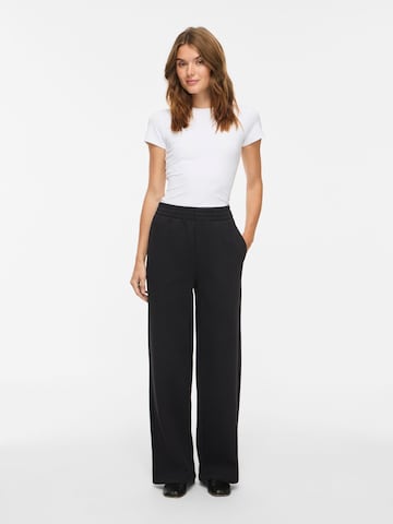 VILA - Pierna ancha Pantalón 'VIVera' en negro