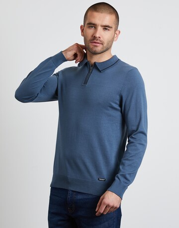 Threadbare Sweater 'Barrow' in Blue: front