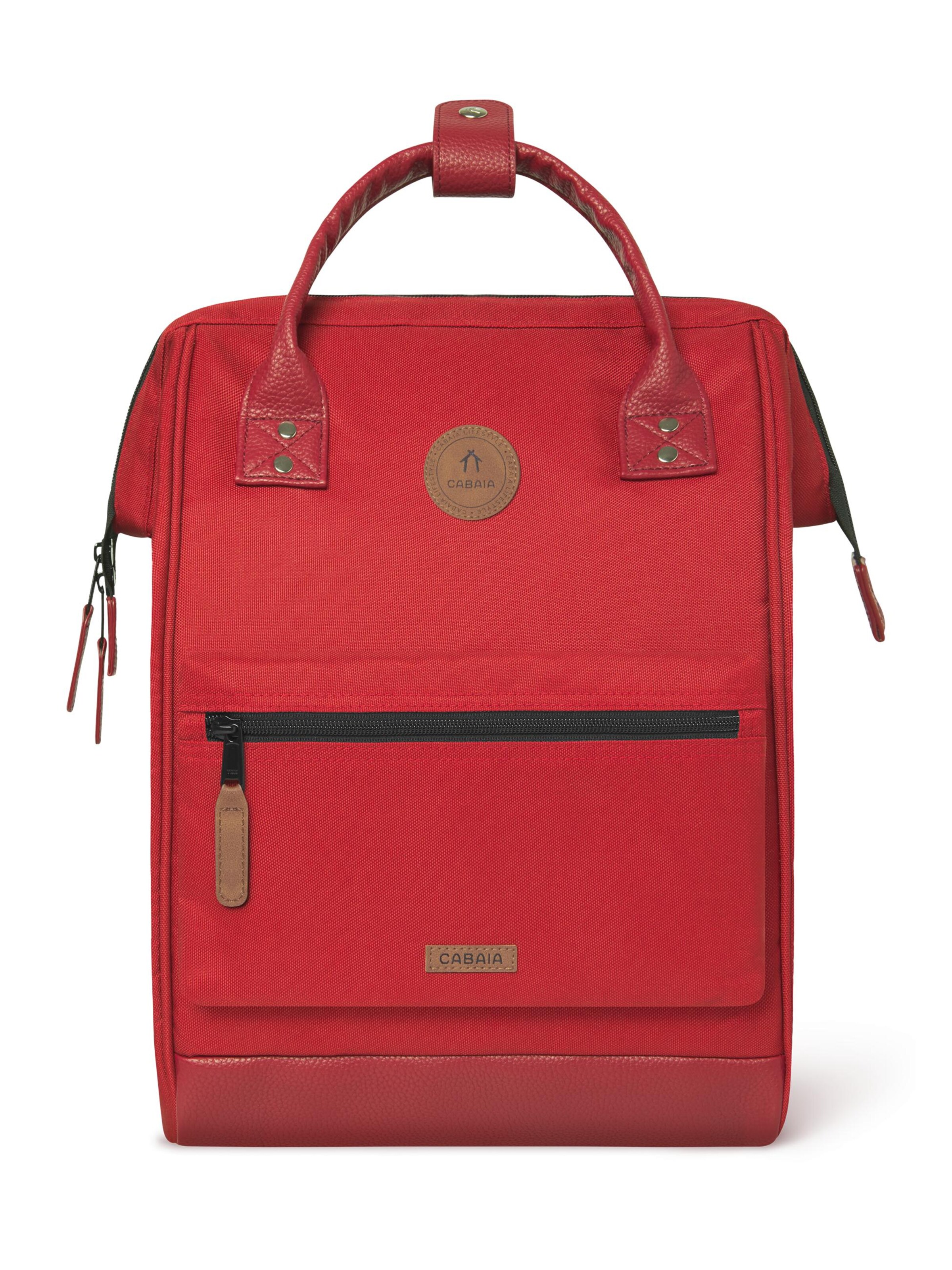Cabaia Rucksack 'Adventurer' in Rot: Vorderseite