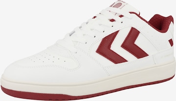 Hummel - Zapatillas deportivas bajas en blanco: frente