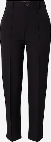 ABOUT YOU x Iconic by Tatiana Kucharova Slim fit Trousers with creases 'Lina' in Black: front