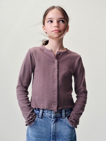 The Set Gebreid vest in Beige: voorkant