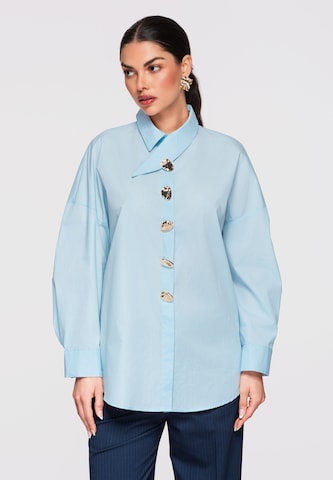 Ombre Blouse 'OW-SH-E0014' in Blauw