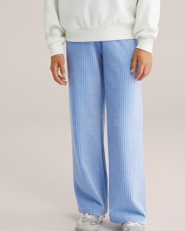 WE Fashion Normální Kalhoty – modrá