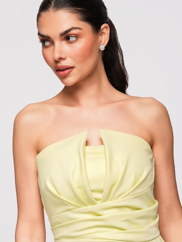Robe de soirée Ombre en jaune