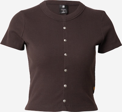 Marškinėliai iš G-STAR, spalva – kaštoninė spalva, Prekių apžvalga