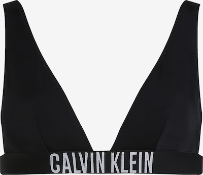 Bikinio viršutinė dalis iš Calvin Klein Swimwear, spalva – juoda / balkšva, Prekių apžvalga