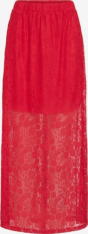VILA Rok 'VIHilde' in Rood: voorkant