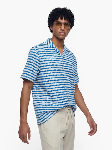 Coupe regular Chemise 'SLHDYLAN' SELECTED en blanc : devant