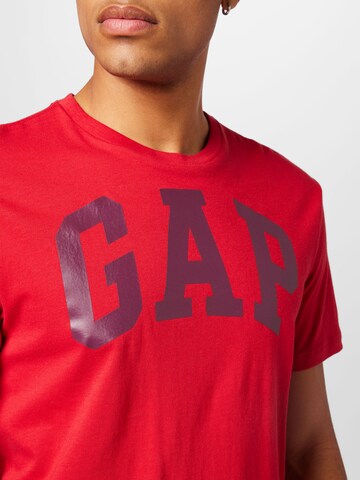 GAP Regular fit Shirt in Rood