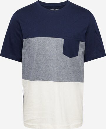 T-Shirt 'SHANE' JACK & JONES en bleu : devant