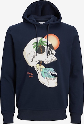 JACK & JONES Sweatshirt 'TIDAL' i blå: framsida