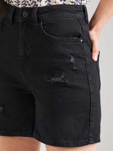VILA Regular Jeans 'VIJAF' in Zwart