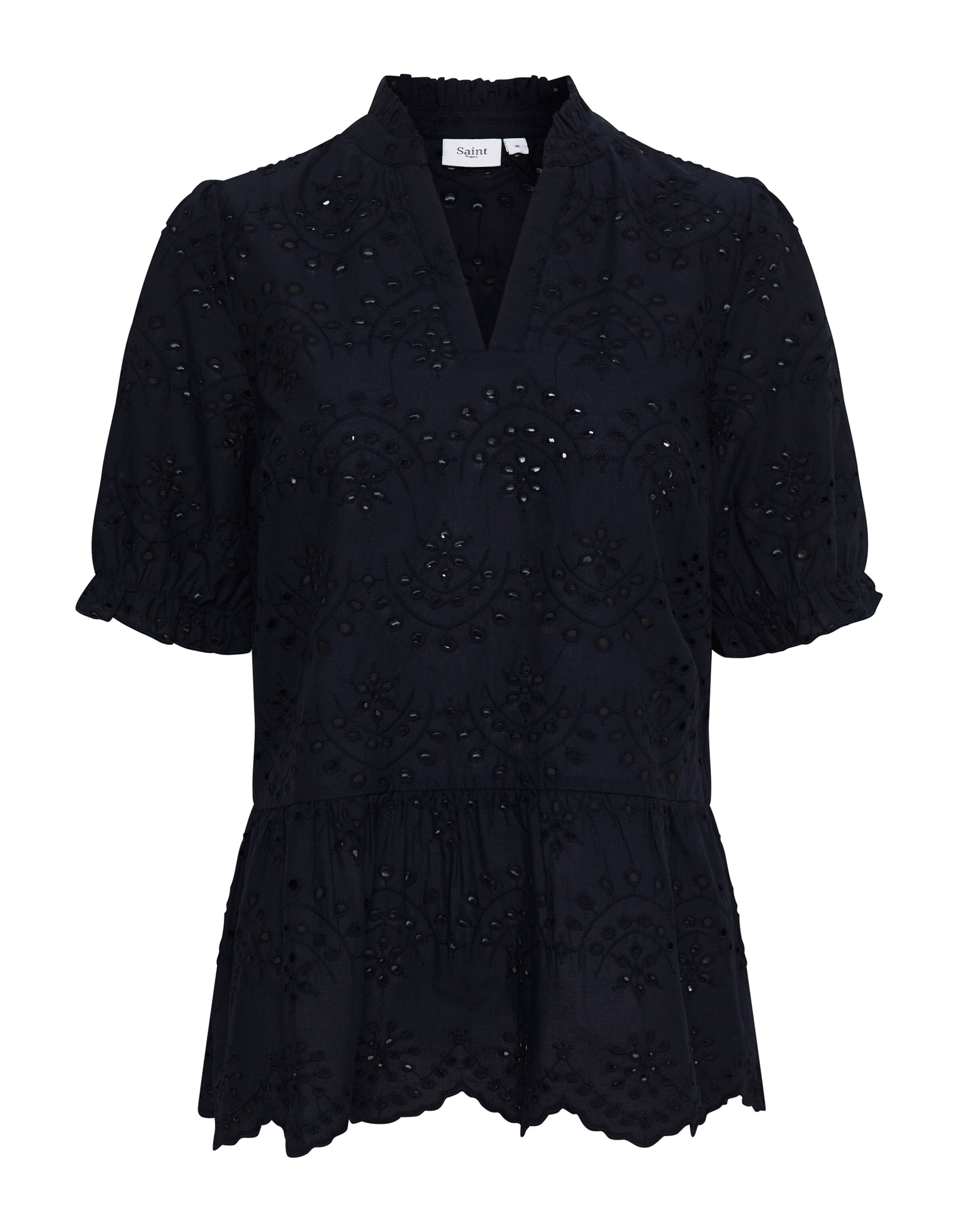 SAINT TROPEZ Bluse 'Geleksa' in Blau: Vorderseite