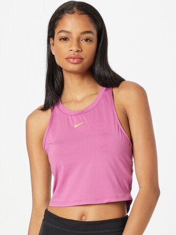 NIKE Sports top 'ONE LUXE' in Pink: front