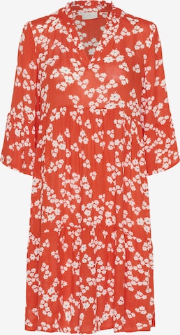 Kaffe Jurk 'Hera Amber' in Oranje: voorkant