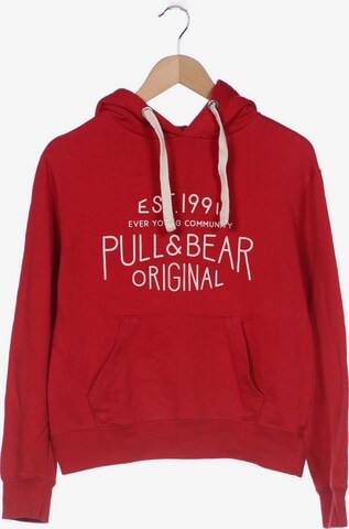 Pull&Bear Sweatshirt & Zip-Up Hoodie in S in Red: front