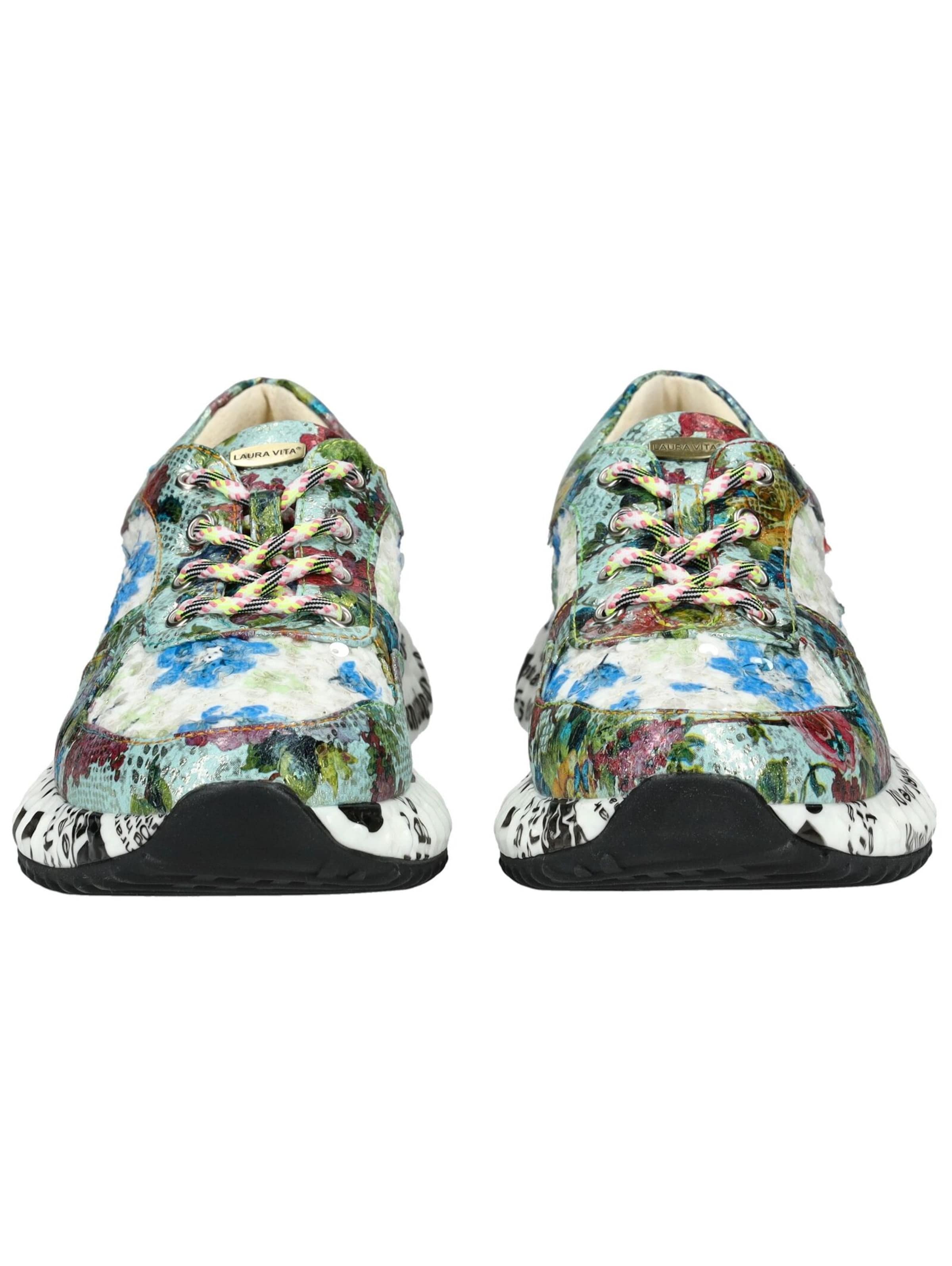 Laura Vita Platform trainers in White