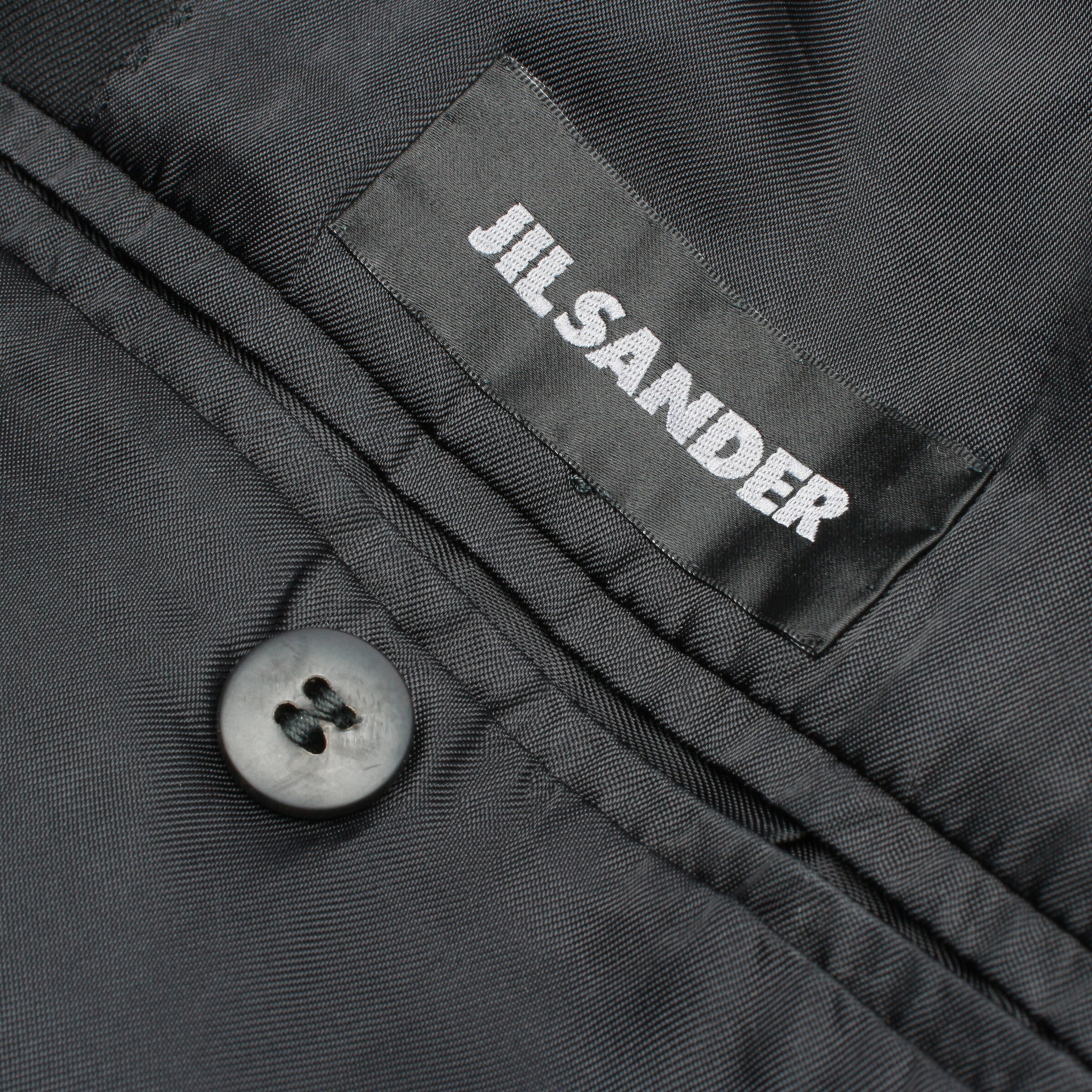 JIL SANDER Suit Jacket in M in Black