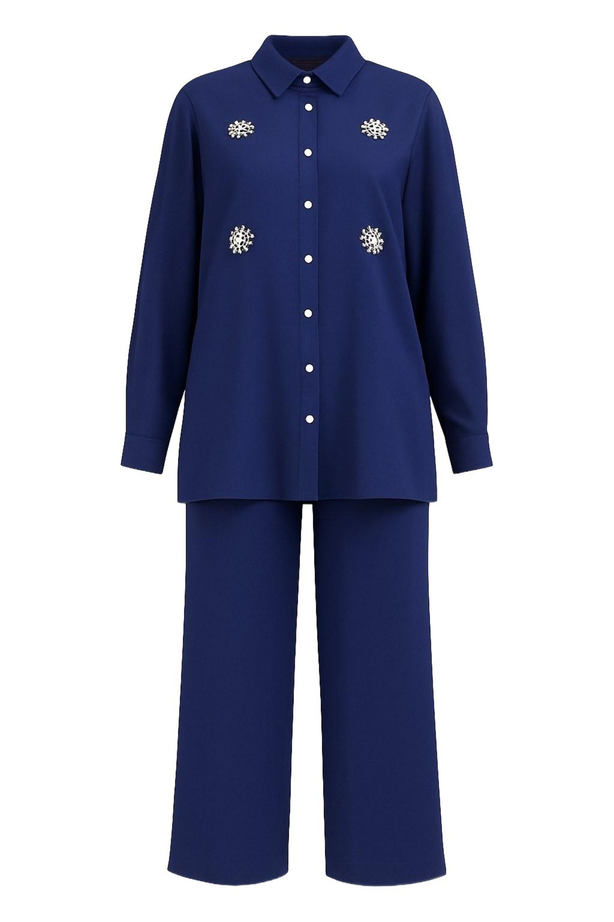 MODAMIHRAM Pantsuit in Blue: front